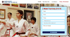 Desktop Screenshot of mastermoontkd.com